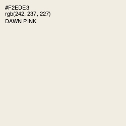 #F2EDE3 - Dawn Pink Color Image
